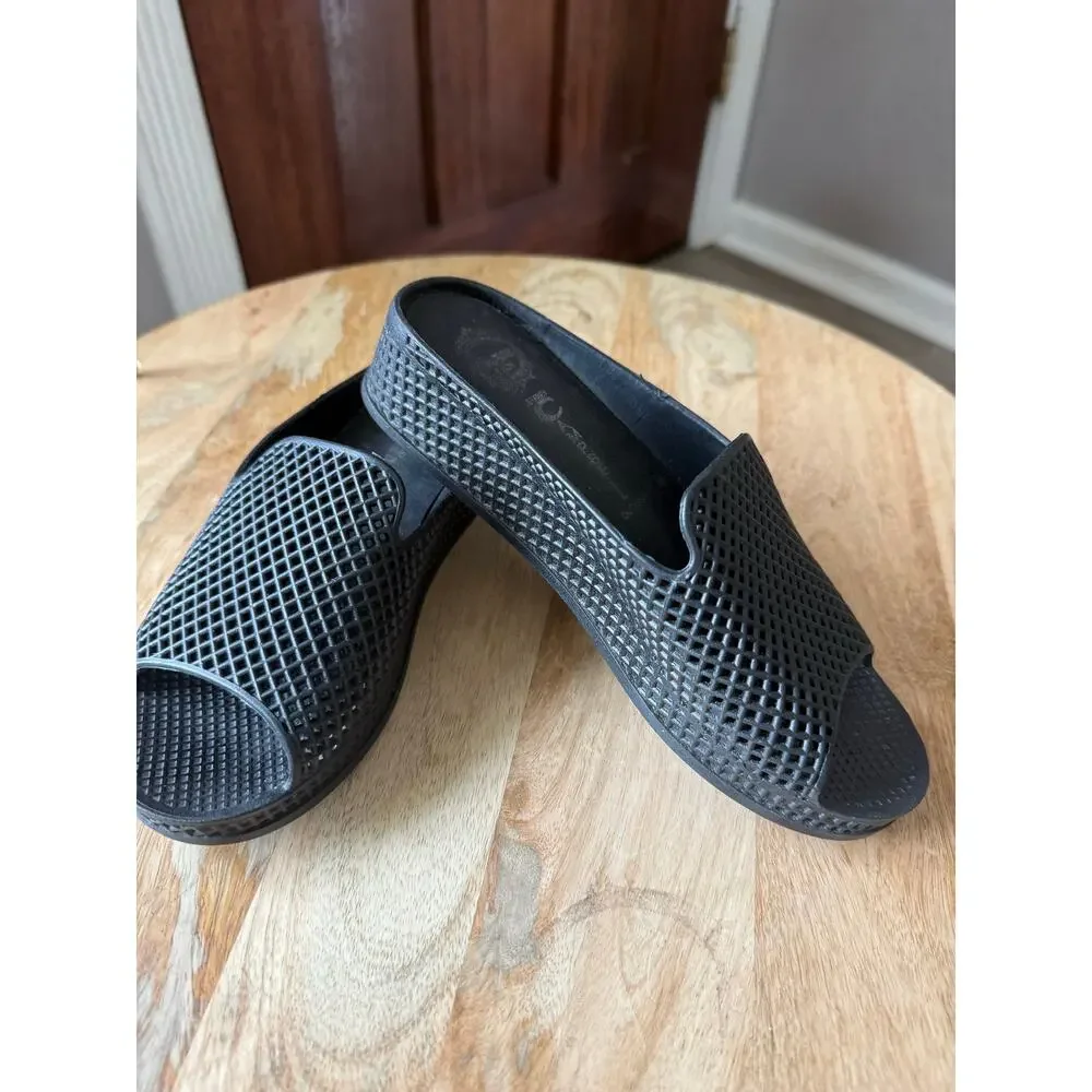 Jeffrey Campbell Fling Rubber Jelly Slide Sandals Women Size US 7 EU 38 - Picture 2 of 8